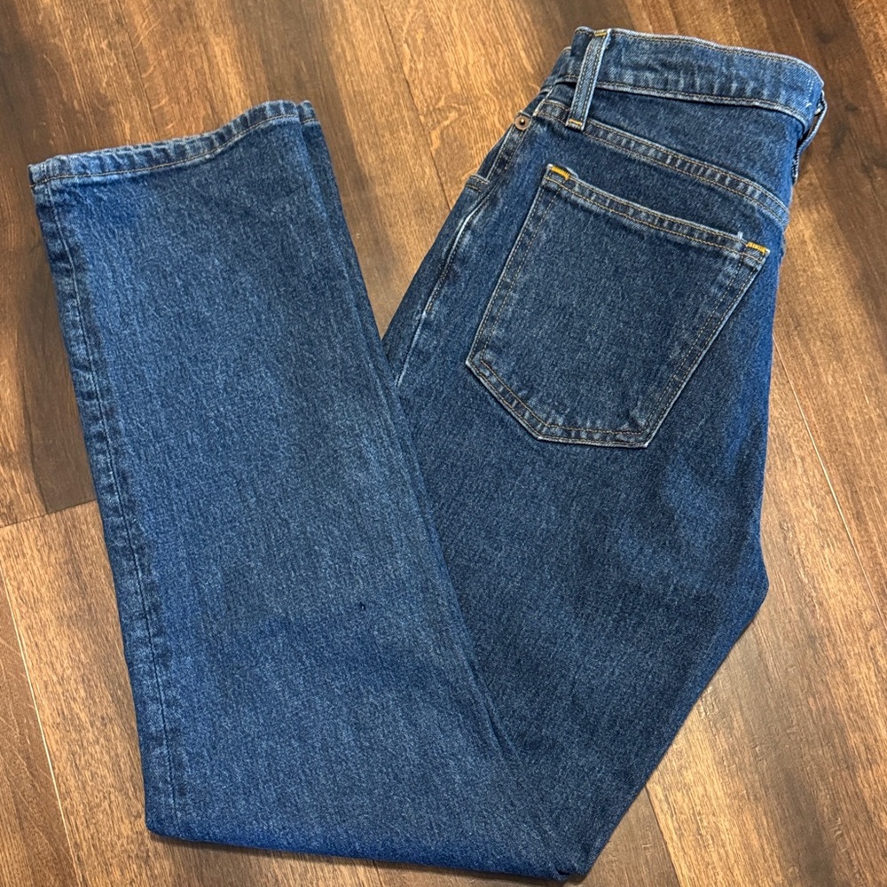 Abercrombie & Fitch the Ultra 90"s Straight Ultra High-Rise Denim Jeans NWT